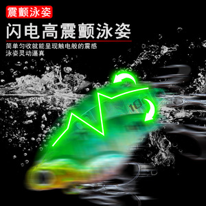 เหยื่อตกปลา Huashengda 3D Bionic Butterfly VIB น้ำหนัก 5 กรัม 20 กรัม เคลือบ UV สำหรับตกปลาแบสในน้ำจืด - Product Image 3