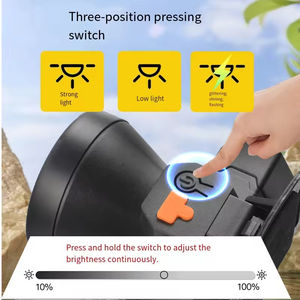 Lampe frontale à lumière blanche puissante et longue portée, lampe super lumineuse à porter sur la tête, lampe de pêche nocturne, spéciale pour l'extérieur, lampe de mineur - Product Image 2