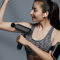 Phenitech Neue Körper massage pistole Touchscreen 30 Geschwindigkeiten Elektrische Muskel massage pistole für Sportler