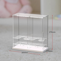 Étui de présentation pour lightstick, support pour lightstick K-pop avec emplacement pour billet et couvercle anti-poussière, étui de présentation simple/double emplacement pour les fans de K-pop