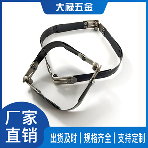 Clip de fermeture pour sac en tôle de manganèse, 14x155mm, 14x180mm, boucle métallique réglable pour ouvertures de sac - Product Image 5