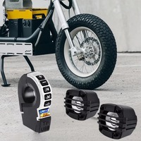 Sistem Audio Motor Motoway 12V DC Speaker Tahan Air Radio FM Kartu TF USB dengan Saklar Stang