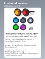 Feux de signalisation pour bus et camions à LED, feux de signalisation bicolores pour camions, ensemble complet d'ensembles de clignotants