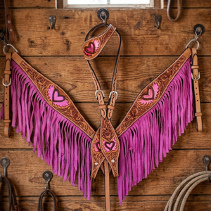 Silla de Montar Western de Cuero Genuino con Cuentas Florales Premium, Suave, Duradera, con Logotipo Personalizado, Ligera, de Moda, de Temporada, Personalizada para Caballos - Product Image 2