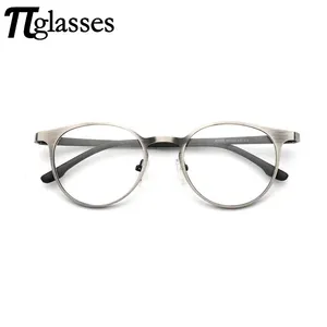 Factory Wholesale Excellent Quality Stainless Steel Optical Full Rim Metal Eyewear Glasses Frames In Stock