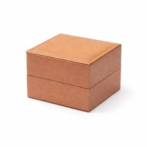 Nouvelle arrivée : Boîte à montre personnalisable en cuir PU rigide, boîte cadeau pour bijoux avec coussin en velours pour montre, logo personnalisé en relief, directement de l'usine - Product Image 5