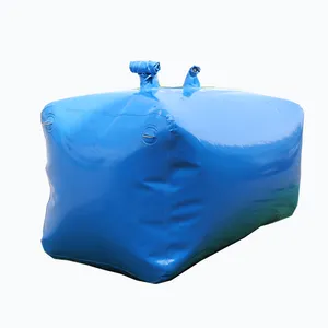 Factory sales foldable bladder storage water plastic tank for agricultural irrigation