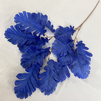Multicolore-bleu foncé Flores artificielles feuille de chou pour la décoration de mariage