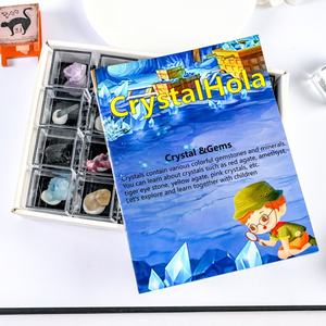 Venta al por Mayor de Especímenes de Cristales Naturales Científicos Populares para Niños, Especímenes Minerales en Caja Estándar para Regalo - Product Image 6