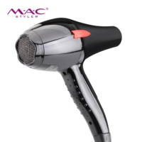 Sèche-Cheveux Professionnel MAC Styler Haute Vitesse 2000W 230-240V, Moteur AC Super Longue Durée