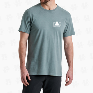 เสื้อยืดออกกำลังกายผู้ชายผ้าคอตตอนผสมสแปนเด็กซ์ ระบายอากาศได้ดี ทรงปกติ หนา 240GSM  ปั๊มลายทองตามสั่ง คุณภาพสูง - Product Image 3