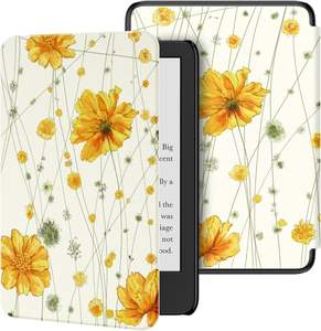 Étui en cuir pour adolescents Design personnalisable à la mode pour Kindle 11th Gen 2022 6 "housse de protection légère veille automatique - Product Image 1