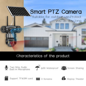 Shooscam наружная камера видеонаблюдения с тремя объективами, 12 Мп - Product Image 4