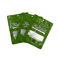 Sacs refermables en Mylar personnalisés à forme irrégulière, résistants aux enfants, pour emballage de bonbons, biscuits et chocolats (3,5g, 7g, 14g)