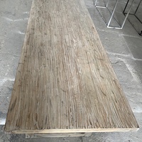 Meubles de salle à manger, table à manger antique rétro, table à manger en bois massif récupéré, 8 places, pour la cuisine
