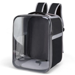 <span class=keywords><strong>Sac</strong></span> à <span class=keywords><strong>dos</strong></span> transparent et écologique <span class=keywords><strong>pour</strong></span> chat avec fermeture éclair, <span class=keywords><strong>sac</strong></span> de transport respirant et portable <span class=keywords><strong>pour</strong></span> chat d'extérieur - Product Image 3