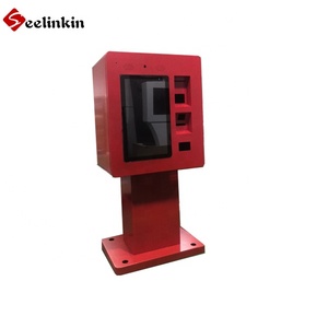 High brightness HD screen outdoor use driver through payment car wash kiosk