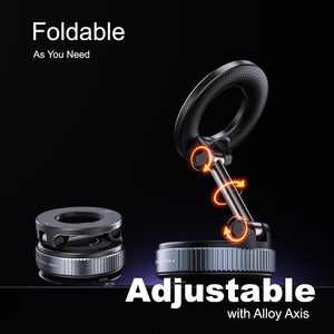 Support de téléphone flexible et robuste avec aimants, support de téléphone pliable à ventouse pour voiture pour iPhone 17 Air 16 - Product Image 6