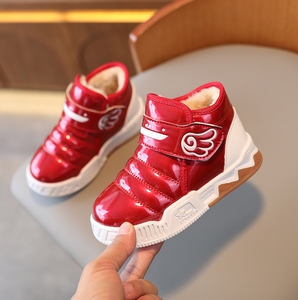 Bottes de neige pour enfants, chaussures d'hiver, nouvelles bottes thermiques mi-hautes à semelles souples pour garçons et filles - Product Image 6