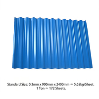 Hochwertige RAL-Farbbeschichtete Wellblechplatten PPGI PPGL 750-1250 Verzinktes Wellblech nach ASTM-Standard