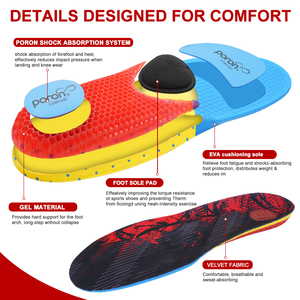 Werks-Direkt vertrieb Honeycomb Arch Correction Einlegesohle für Männer und Frauen Atmungsaktive schweiß absorbierende Schuhe Soft Sport Einlegesohle - Product Image 3