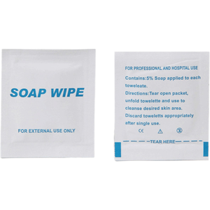 100 lingettes humides par boîte, emballées individuellement, lingettes nettoyantes, lingettes <span class=keywords><strong>savon</strong></span> pour les mains, 15 * 12 cm - Product Image 5