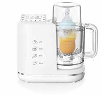 Robot culinaire électrique pour bébé, sans BPA, 700W, avec bol de mixage de 1000ml, bol de préparation de 900ml, fonction vapeur, broyeur, mixeur, cuiseur, prise UE