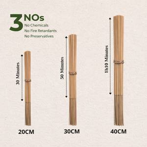 Bâtons d'encens en bois d'agar biologique pour l'aromathérapie - Approvisionnement en gros pour les hôtels, les salles de yoga, les spas, la maison, la méditation |   Fait main, respectueux de l'environnement - Product Image 3