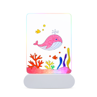 Veilleuse LED en acrylique 3D 2025 Offre Spéciale avec effet de peinture magique Smart Touch pour décoration de chambre d'enfant et éclairage de pépinière