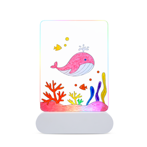 2025 nóng bán 3D Acrylic dẫn ánh sáng ban đêm với cảm ứng thông minh-huyền diệu hiệu ứng bức tranh cho trẻ em phòng trang trí nội thất & vườn ươm ánh sáng - Product Image 2