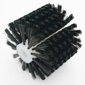 Custom tufted roller brush, plastic brush, nylon / polypropylene bristles