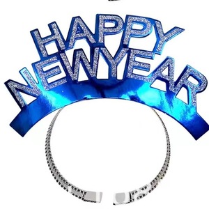 Diadema de Papel con Diseño de Tiara para el Año Nuevo 2025, Dorada, Plateada y Negra, Recuerdos para Fiestas de Adultos, Decoraciones para Fiestas, Artículos para Fiestas de Año Nuevo - Product Image 5