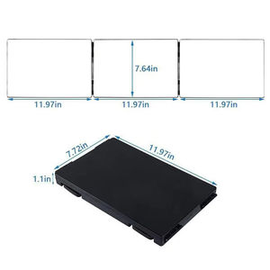 Espejo de Maquillaje Triple Plegable, Retráctil, Ajustable, Portátil, con Tres Espejos - Product Image 4