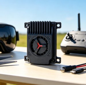 Émetteur vidéo FPV haute puissance 3,3G 4W 16 canaux longue portée 6,5 MHz large bande 7-36V CC avec antenne SMA pour drones FPV - Product Image 1