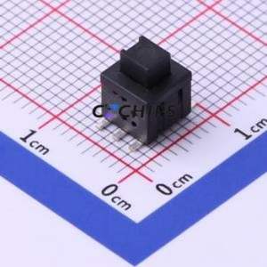 TK-6580DS-2 Push Button Switch SMD Switch Double Pole Double Throw No Lock Square Button Vertical Mount - Product Image 1