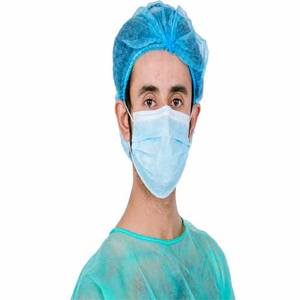 Masker wajah hitam sekali pakai Filter 3 lapisan, masker debu perlindungan keselamatan penutup hidung mulut elastis untuk dewasa - Product Image 1