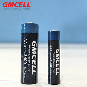 Batterie au lithium primaire GMCELL AA FR6 3400mAh 1.5V pour l'électronique grand public, batterie Li-FeS2 - Product Image 4