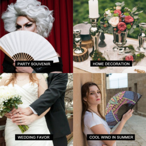 CustomพับRaveมือถือพัดลมAbanicos De Manoจีนของที่ระลึกสําหรับแขก<span class=keywords><strong>2023</strong></span>ตกแต่งโฆษณาที่กําหนดเองขนาดใหญ่พัดลมมือ - Product Image 6