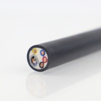 Câble personnalisé combiné pour la transmission de données industrielles et le contrôle de l'alimentation, avec conducteur en cuivre isolé TPE, 10 AWG 600V