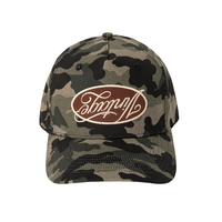 Gorra de Béisbol de Camuflaje con 5 Paneles Estructurados, Logotipo Bordado Personalizado y Cierre a Presión