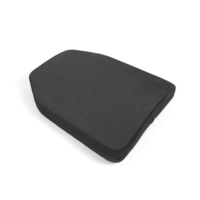 Plaques tactiques courbées simples en céramique d'alumine IV testées pour une utilisation de sécurité protectrice