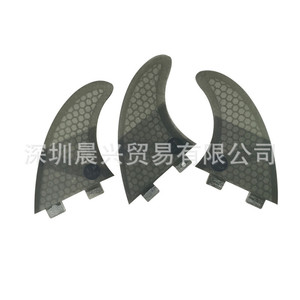 Aletas de cola de fibra de vidrio UPSURF Honeycomb Double Tab S M L UK 2.1 para tablas de paddle surf - Product Image 3