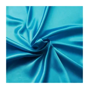 Manufacturer high quality wholesale colorful satin and polyester fabric price per meter for dress