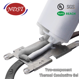 Scellant thermique en silicone à double composant NDST, adhésif en gel, imperméable, pour la dissipation thermique des équipements électroniques - Product Image 1