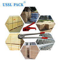 Pince à sertir portable J19 à long manche pour bandes PET, pour empilage de briques, palettes de marchandises, machines auxiliaires et emballage
