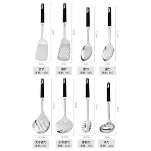 Stainless Steel Kitchenware Set 8 Piece Dishwasher <b>Safe</b> Cooking <b>Tools</b> For Daily Use - Product Image 3