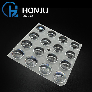 Lente Ottica HONJU HZ-5050-16H1-90D a 16 Perle, 90 Gradi, per Illuminazione Stradale, Trasmittanza 92%, 49.5x49.5mm, LED Industriale 125 - Product Image 5