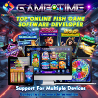 Englisch Online-Videospiel-Skill-Software Fish Table Arcade-Credits Videospiel-Software