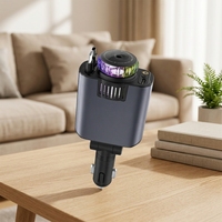 Lampe Starlight, chargeur de voiture rétractable, chargeur rapide 3 en 1, 120W PD 3.0, port Type-C 5V/3A, téléphone portable, montre intelligente, couleur, arôme