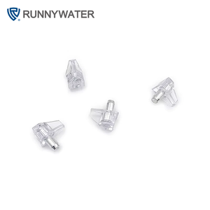 Supporti per Mensole Regolabili Nascosti in Plastica Trasparente per Mobili e Armadi - Product Image 3